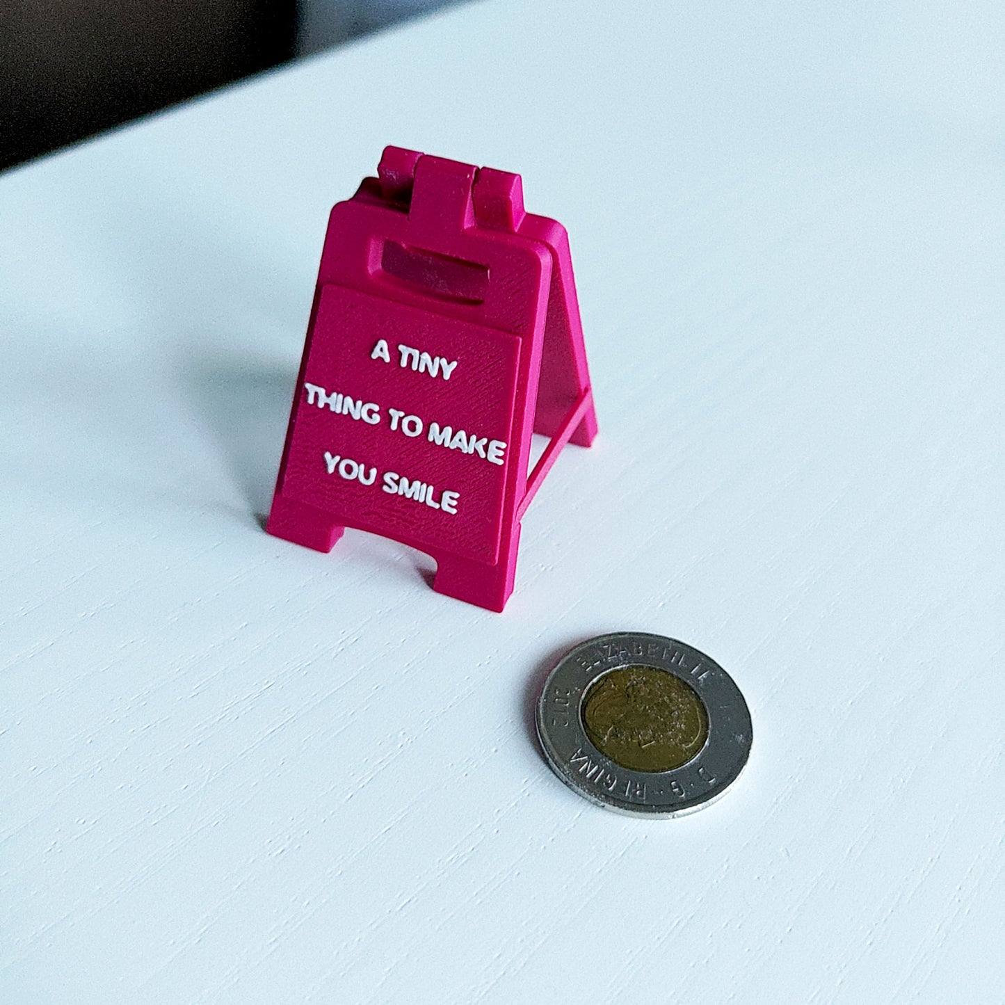 A Tiny Thing To Make You Smile Sign