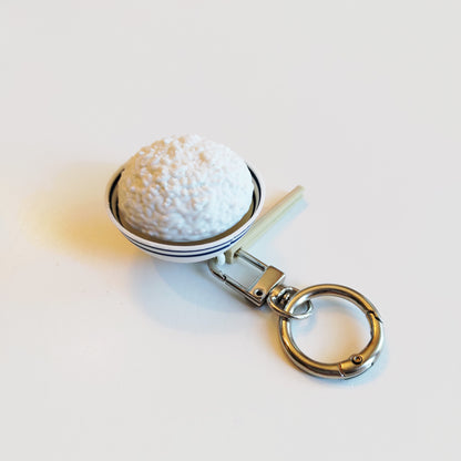 Bowl of Rice with Mini Chopsticks Clicker