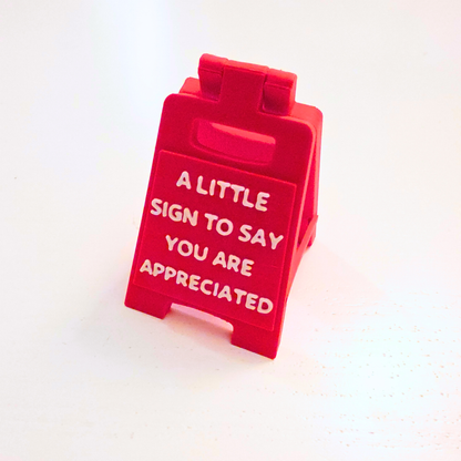 Sign of Appreciation