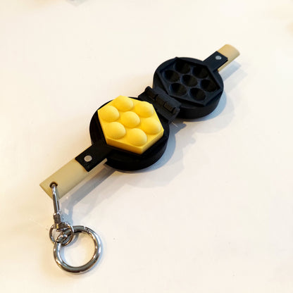 Egg Waffle Iron Clicker w/ Magnetic Clasp