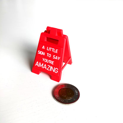 A Little Sign To Say You're Amazing