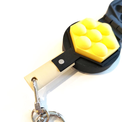 Egg Waffle Iron Clicker w/ Magnetic Clasp
