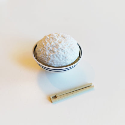 Bowl of Rice with Mini Chopsticks Clicker