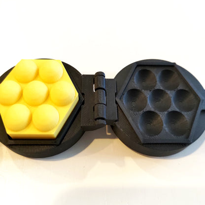 Egg Waffle Iron Clicker w/ Magnetic Clasp