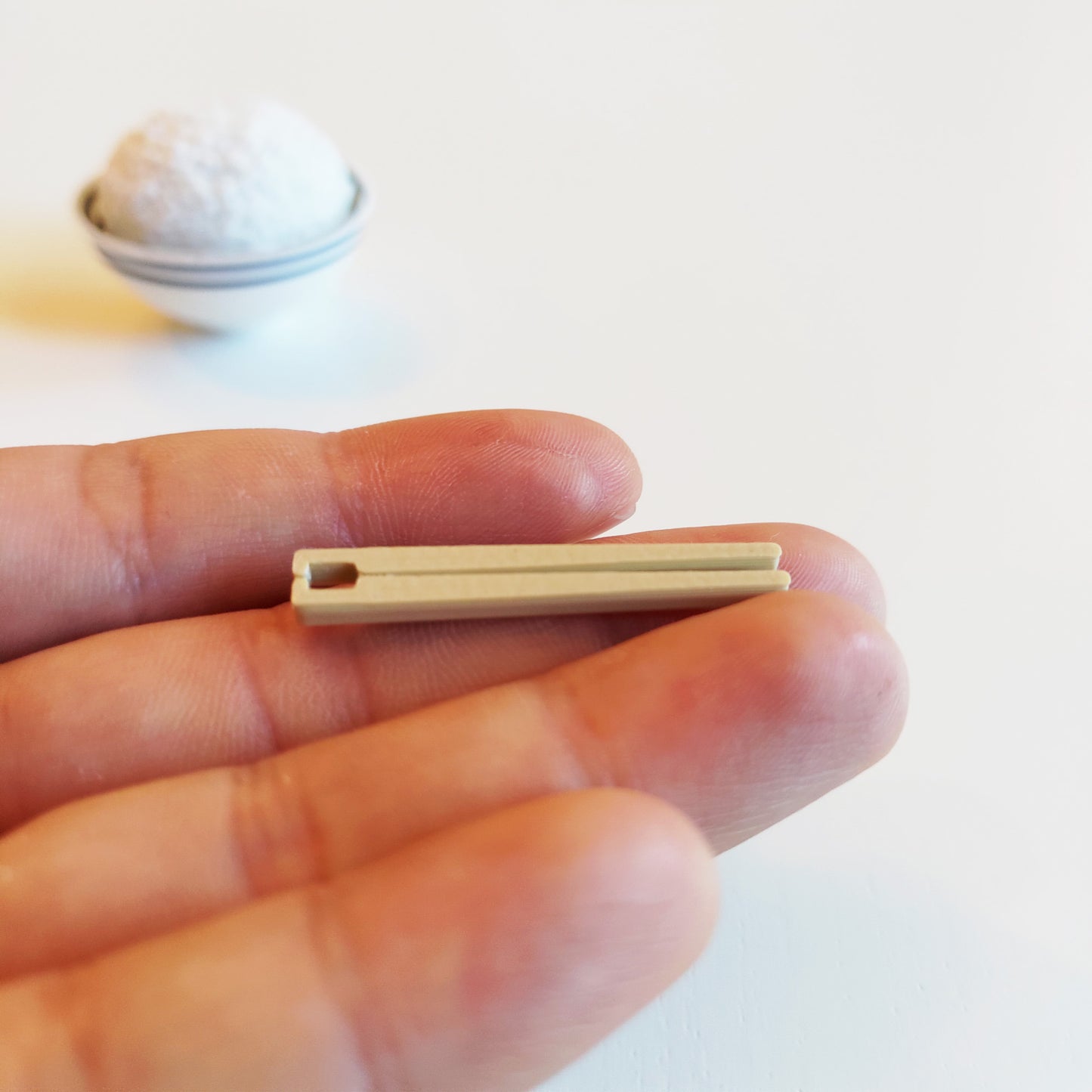 Bowl of Rice with Mini Chopsticks Clicker