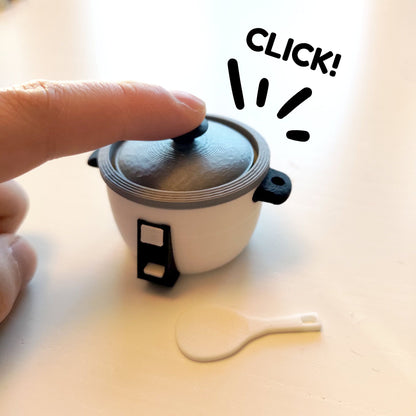Rice Cooker with Rice Paddle Clicker